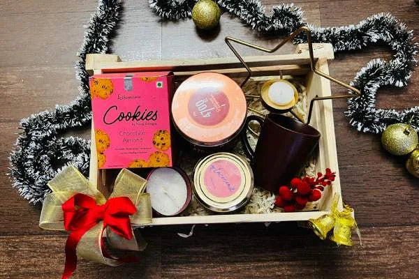 Christmas hamper crate