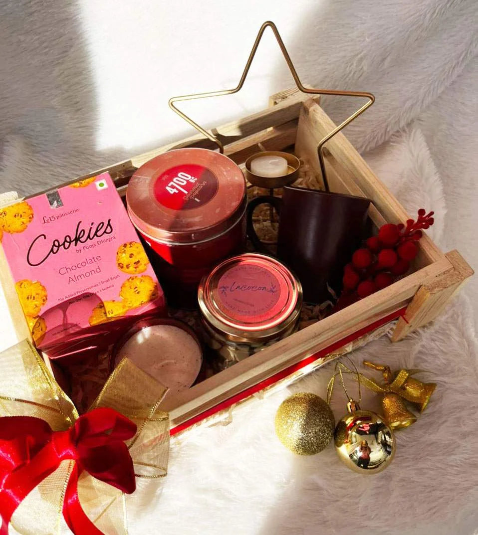 Christmas hamper crate