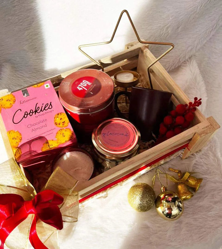 Christmas hamper crate