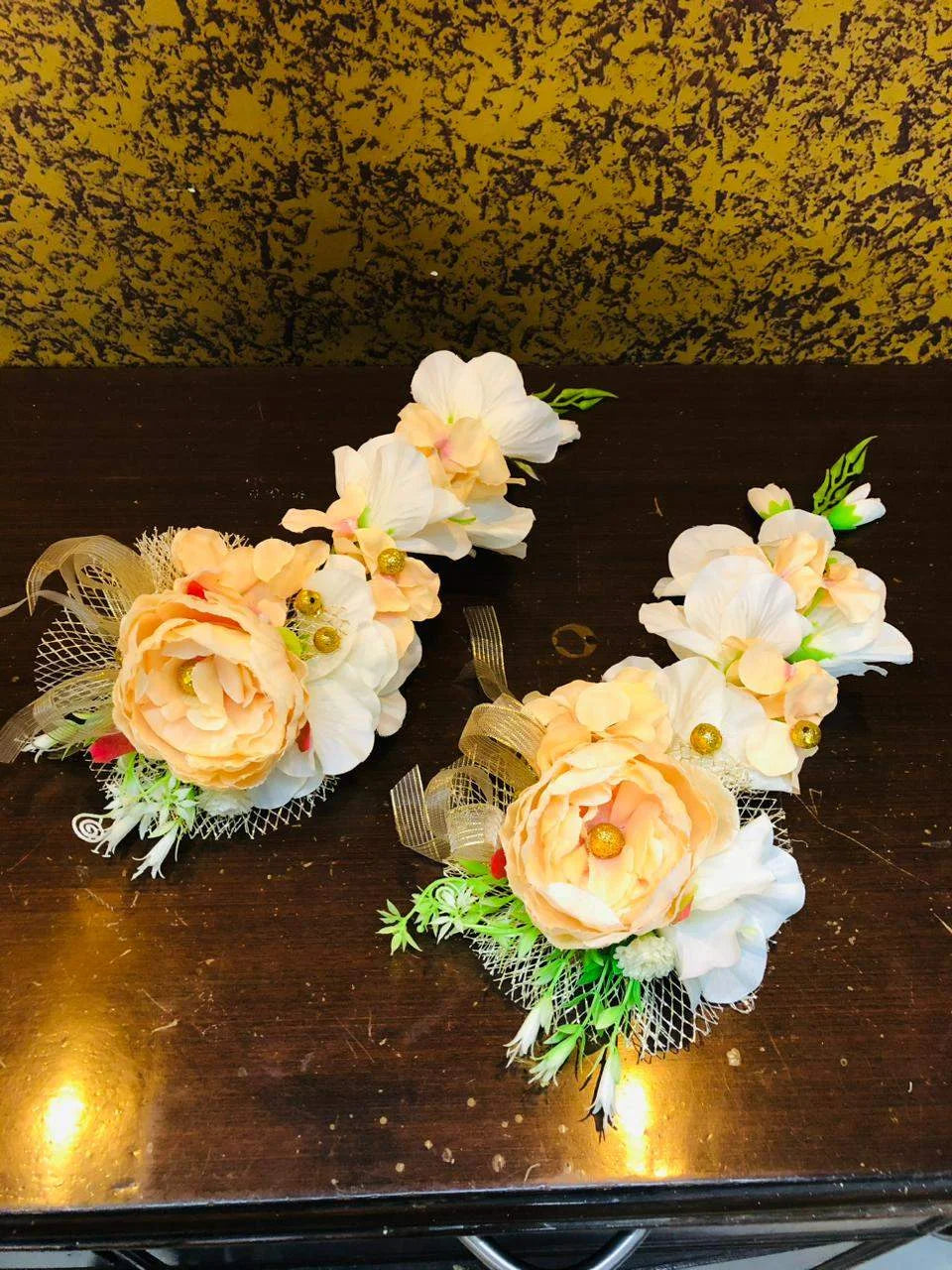 Pastel floral brooch
