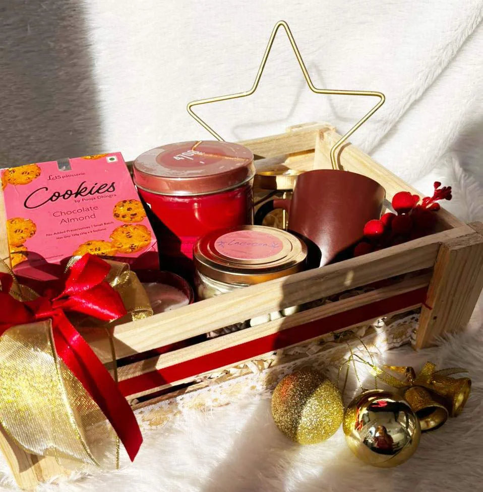 Christmas hamper crate