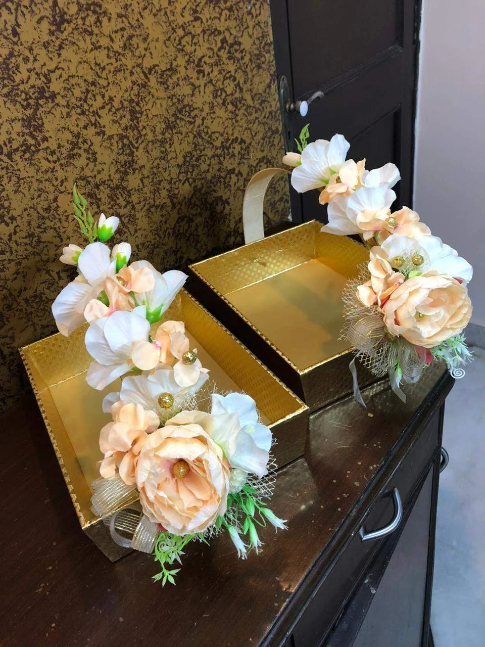 Pastel floral brooch