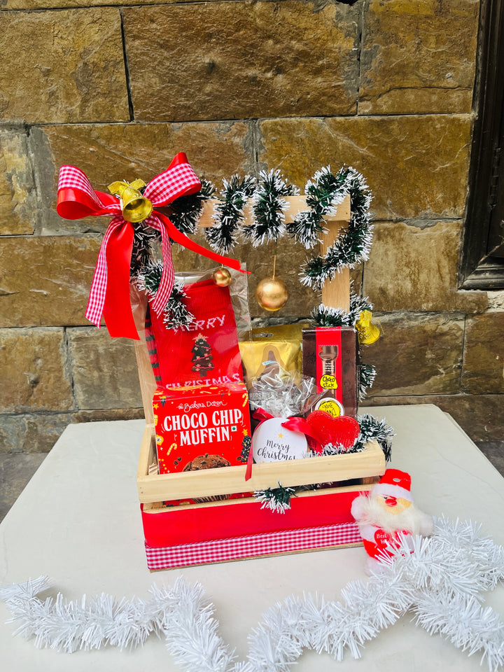 Merry & Bright basket