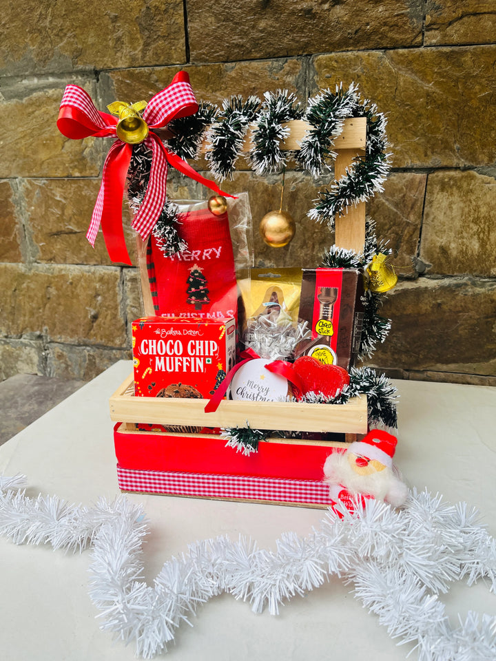 Merry & Bright basket