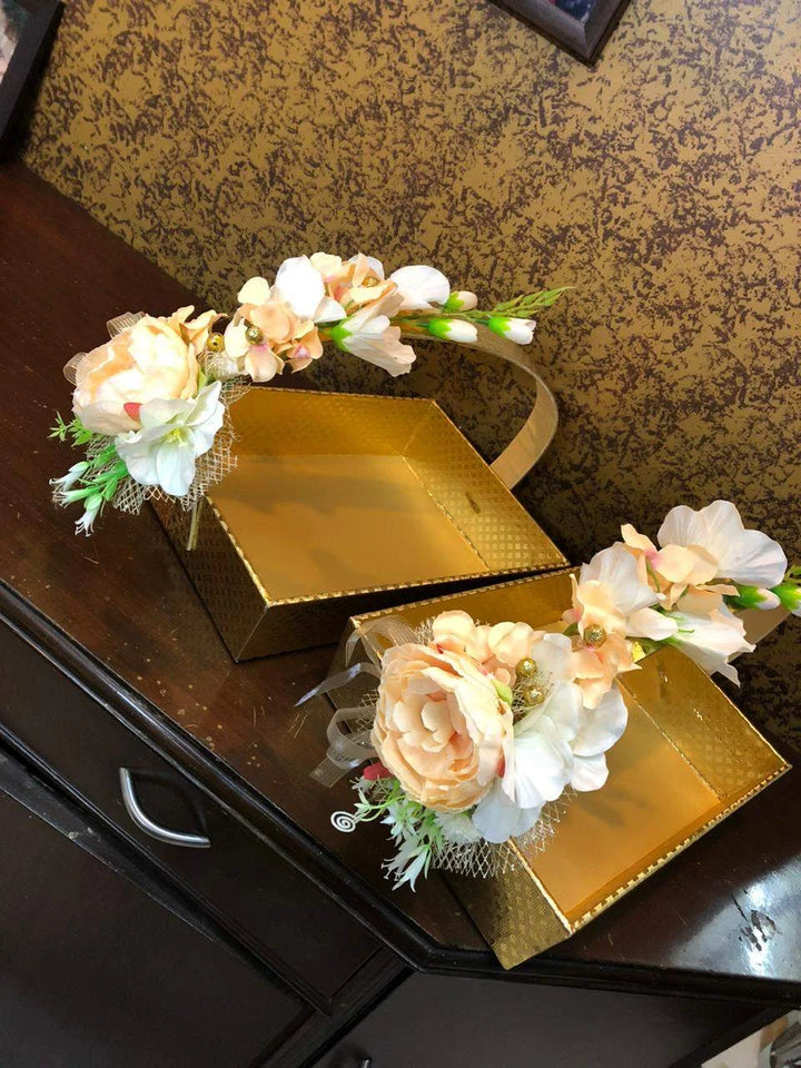 Pastel floral brooch